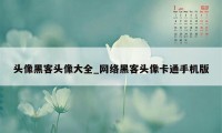 头像黑客头像大全_网络黑客头像卡通手机版