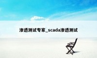 渗透测试专家_scada渗透测试